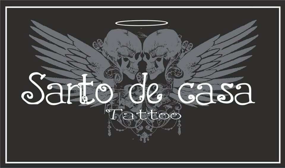 Santo de Casa Tattoo Logo